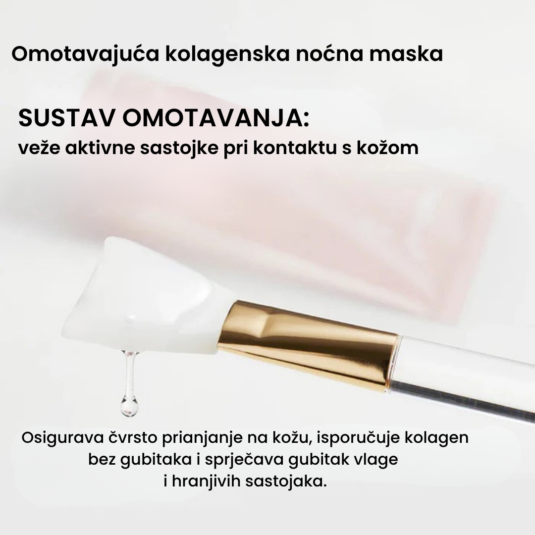 Noćna obavijajuća maska s kolagenom